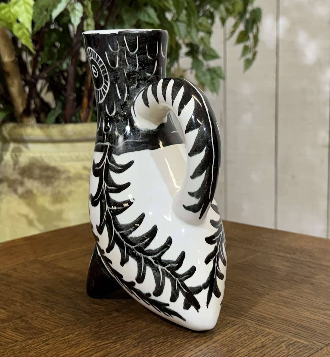 Zoomorphic pitcher by Pierre Toulhoat (1923-2014) from the 1950s - Keraluc Workshop