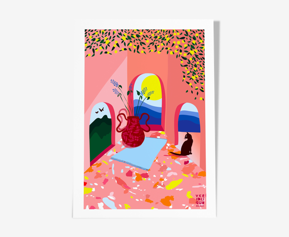Paxos - illustration en édition limitée, format A3 Elisa Brouet