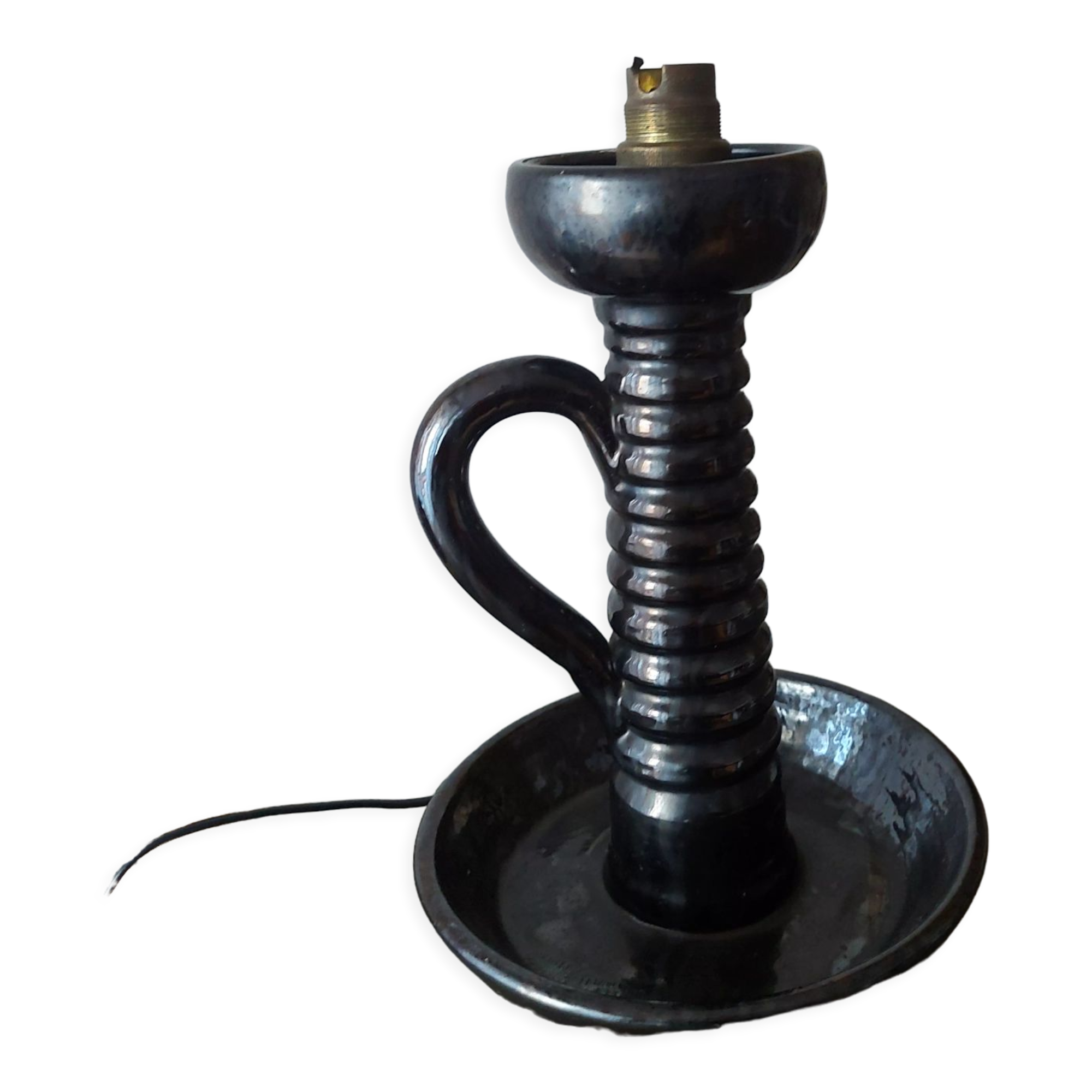 Ceramic lamp years 50's Vallauris