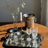 Small flared champagne bucket with 2 loops H20.5