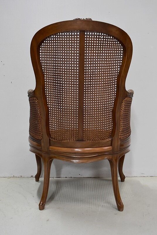 Louis XV style armchair, late 19th century