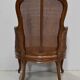 Louis XV style armchair, late 19th century