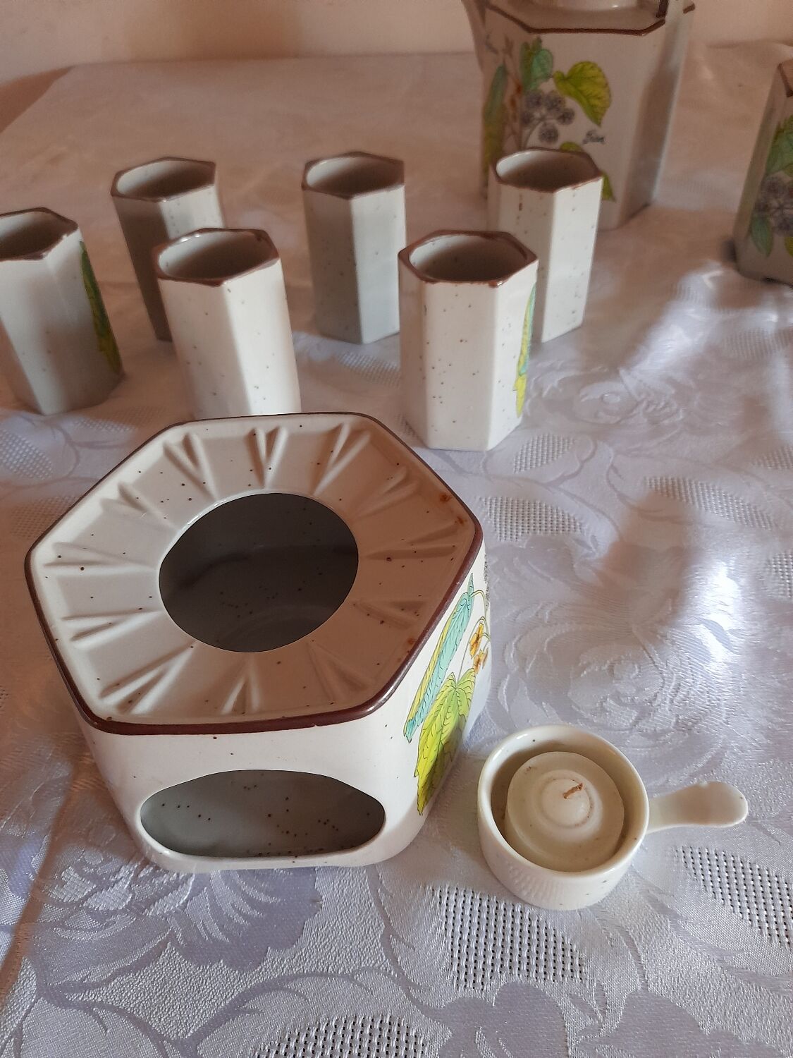 Tea service 1970s 9 pieces