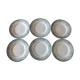 6 Flat plates in Iron Earth Moulin des Loups model Wilbur Lot 3