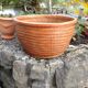 Braided wicker pot cover, vintage 60s/70s