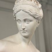 Venus with the Apple, based on the model by Bertel Thorvaldsen in reconstructed marble, 20th century.