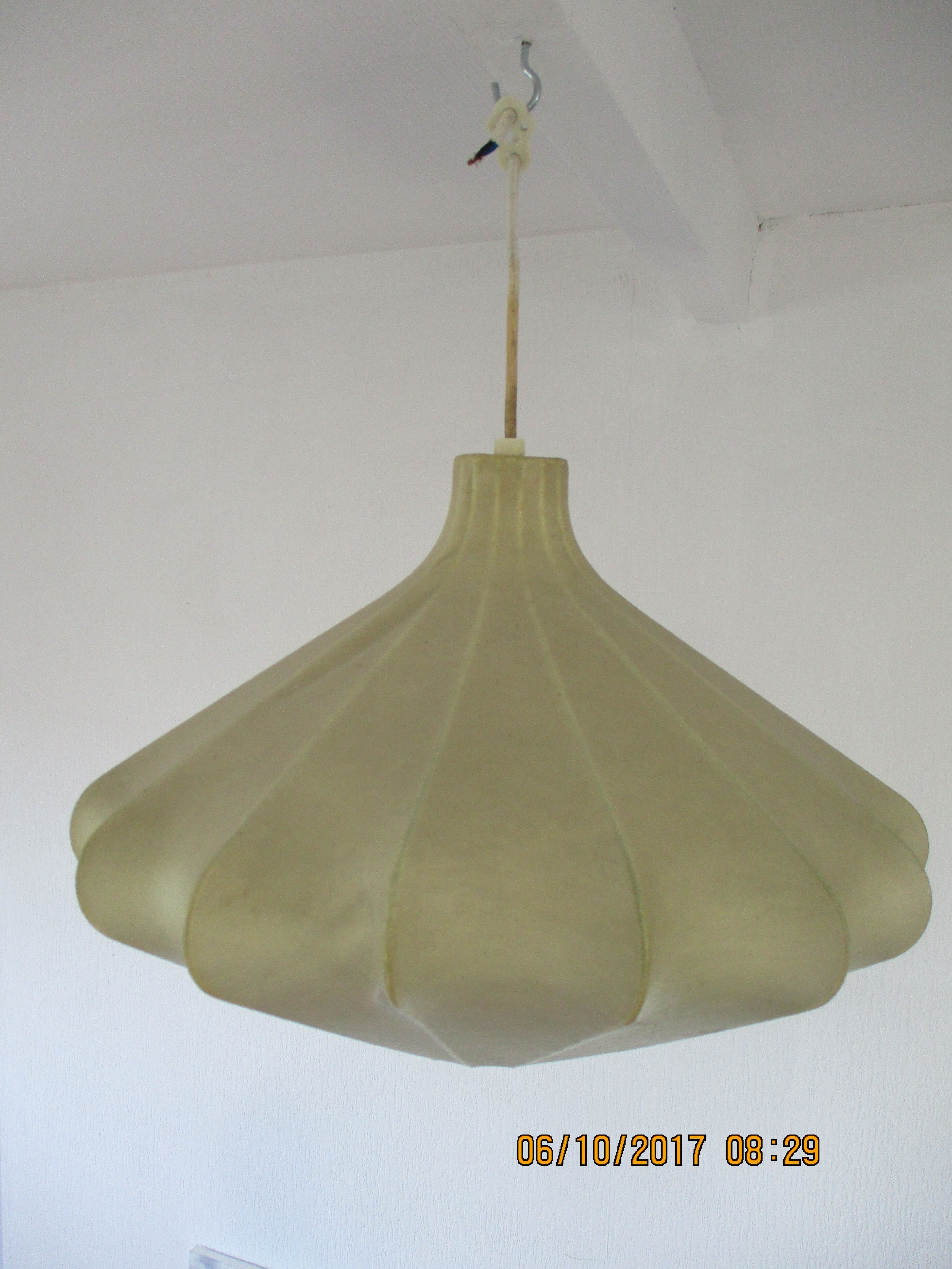 Pendant lamp Cocoon design Goldkant Leuchten 60s - 70s