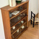 Modernist oak display cabinet - 1950s-60s
