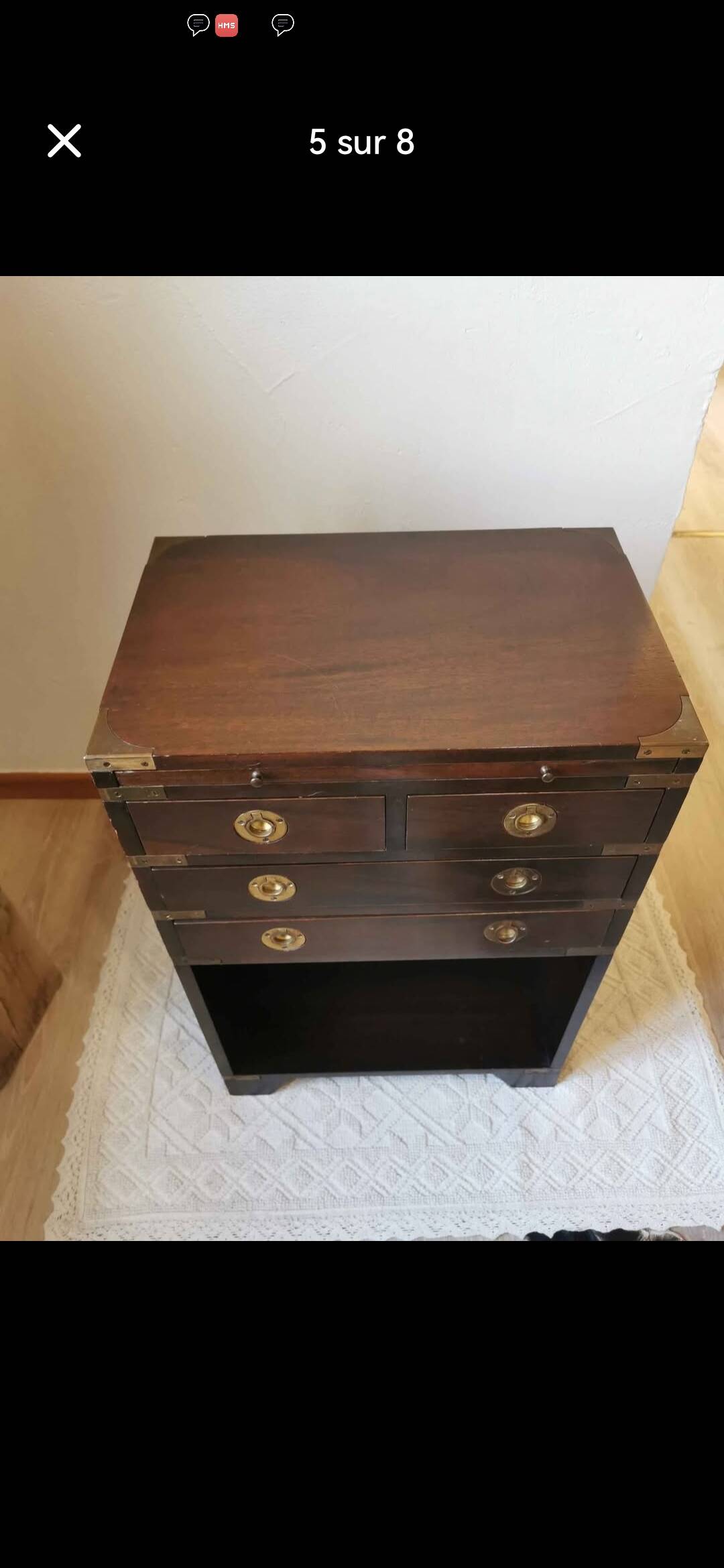 Military chest of drawers