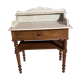 Wooden toilet table - marble
