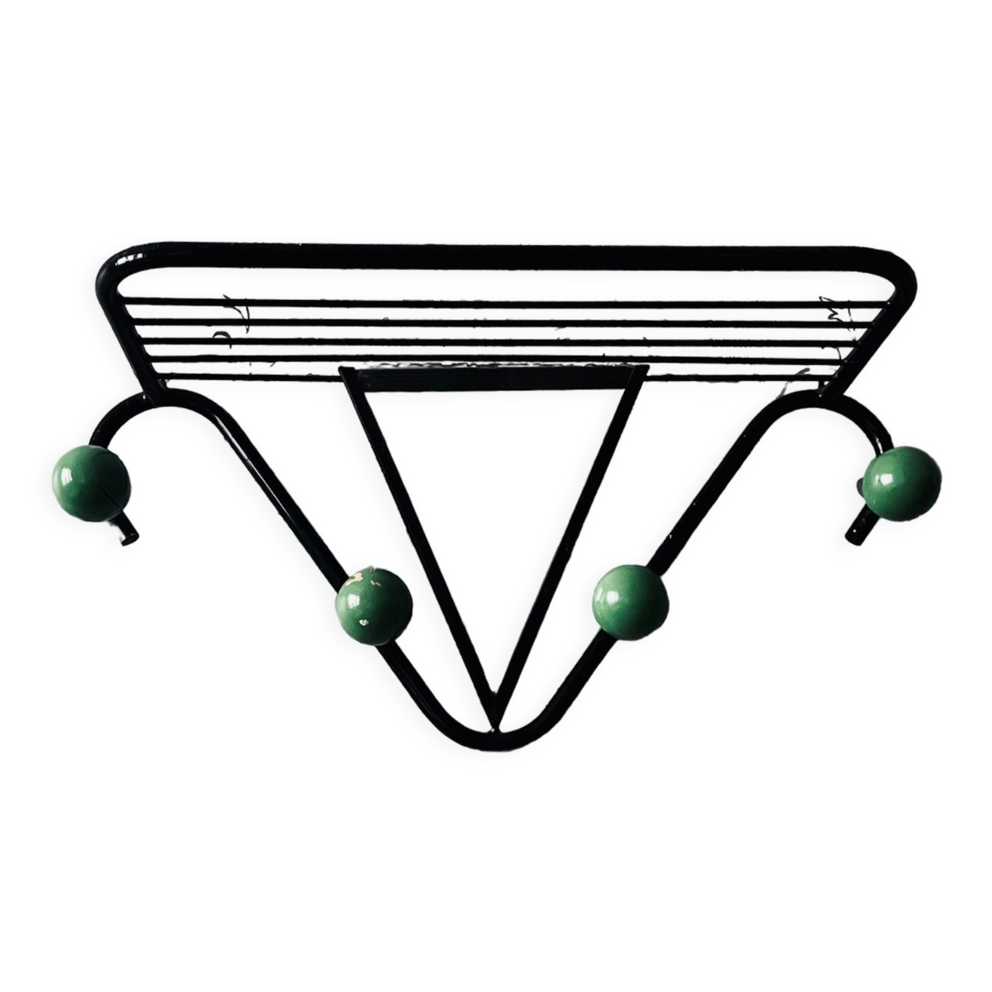 Portemanteaux métal avec miroir