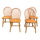 4 Scandinavian chairs in light wood