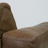 Vintage armchair Søren Nissen and Ebbe Gehl in brown leather