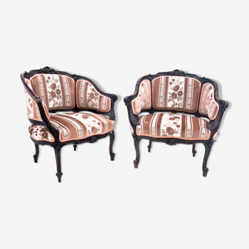 Antique French Armchairs, 1890