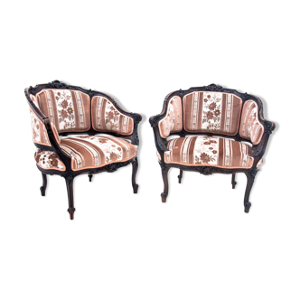Antique French Armchairs, 1890