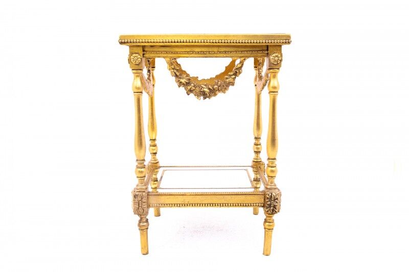 Antique table from around 1900, France.