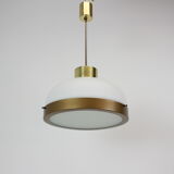 Mid-century glass chandelier/kamenicky senov, 1970's