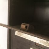 Brown vintage clamshell furniture