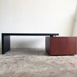 Bureau C.e.o. cube conçu par Lella & Massimo Vignelli pour Poltrona Frau, italie années 1990