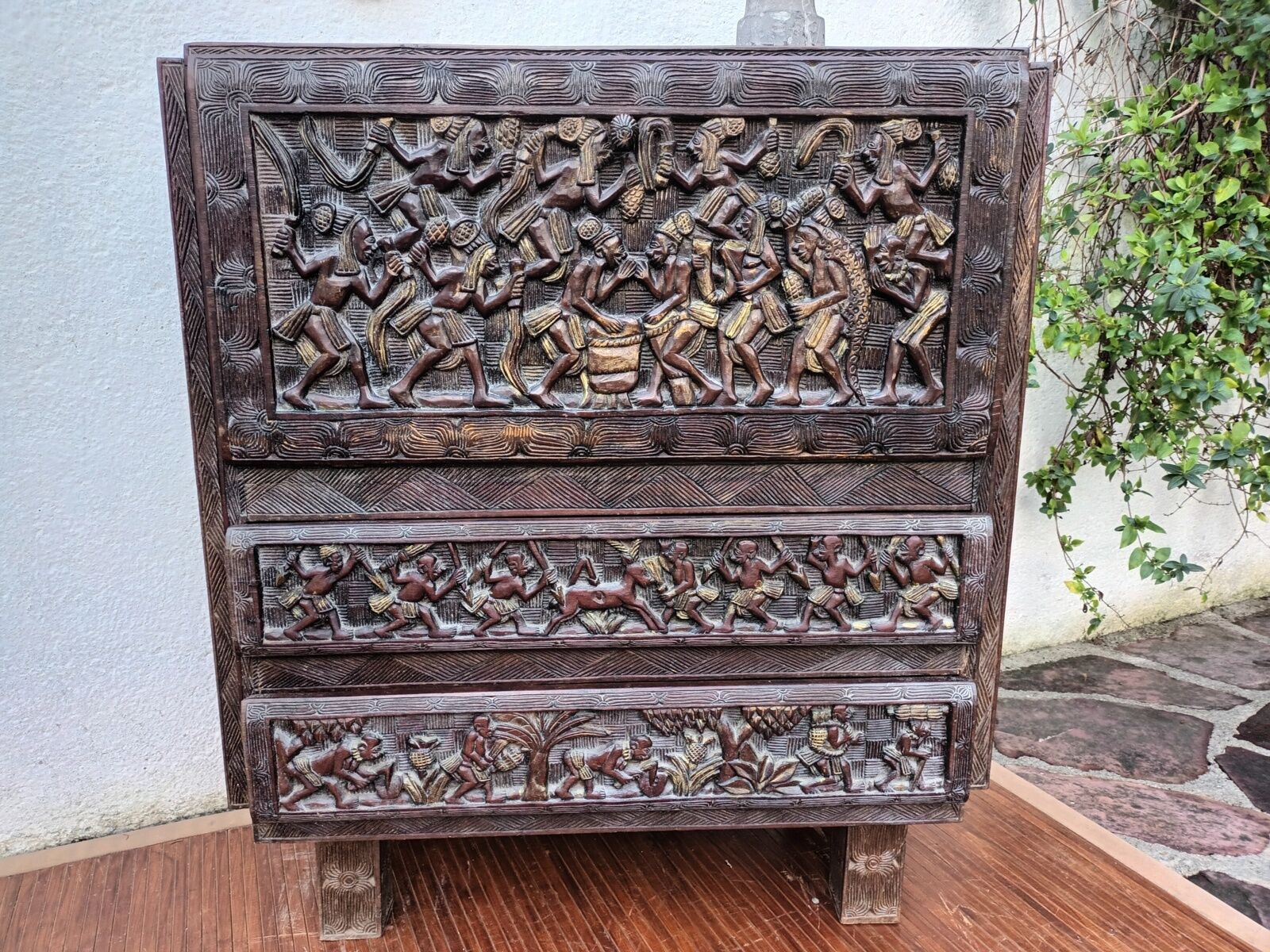 Carved furniture africa