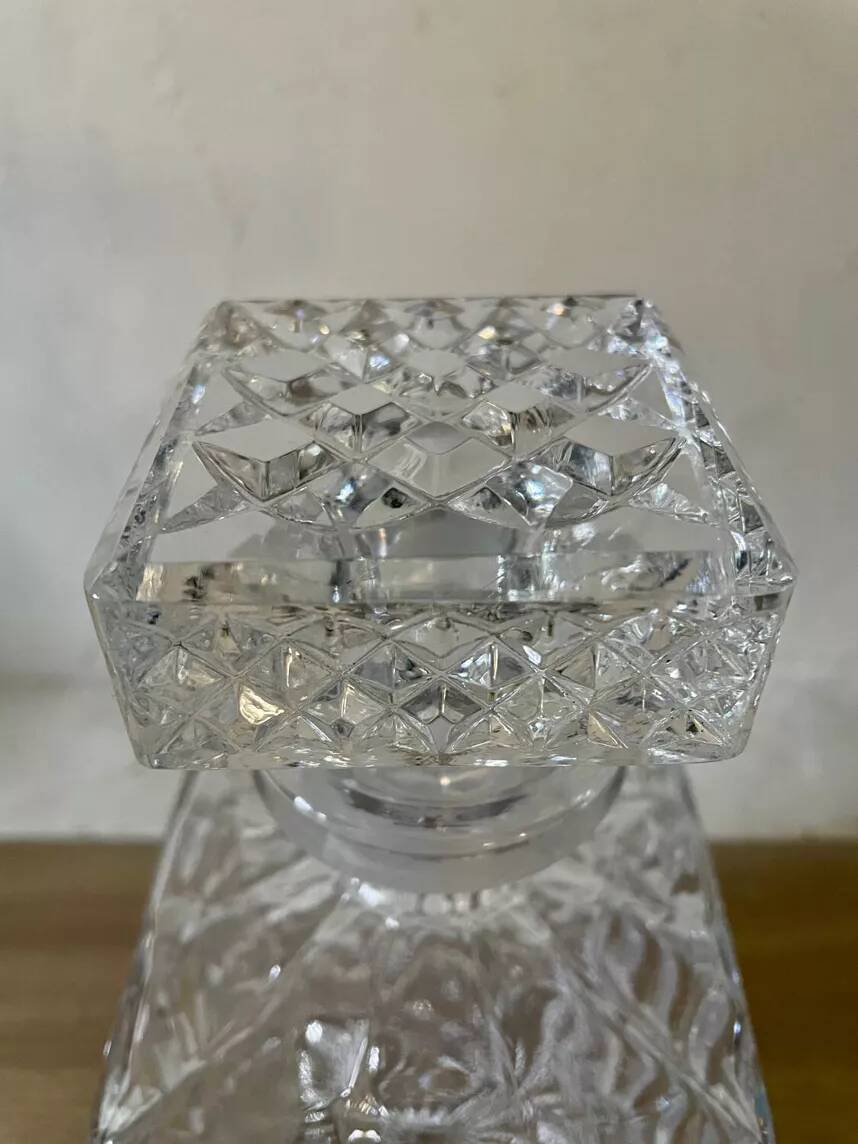 Crystal whiskey decanter