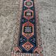 Vintage Anatolian runner rug in wool from the 1950s.