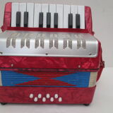 Children's accordion brand e:yuirc , marbled red color