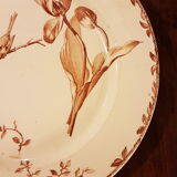 Assiette aux oiseaux en faïence de Choisy