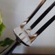 Art Deco cutlery silver metal ORBRILLE 1930 in case