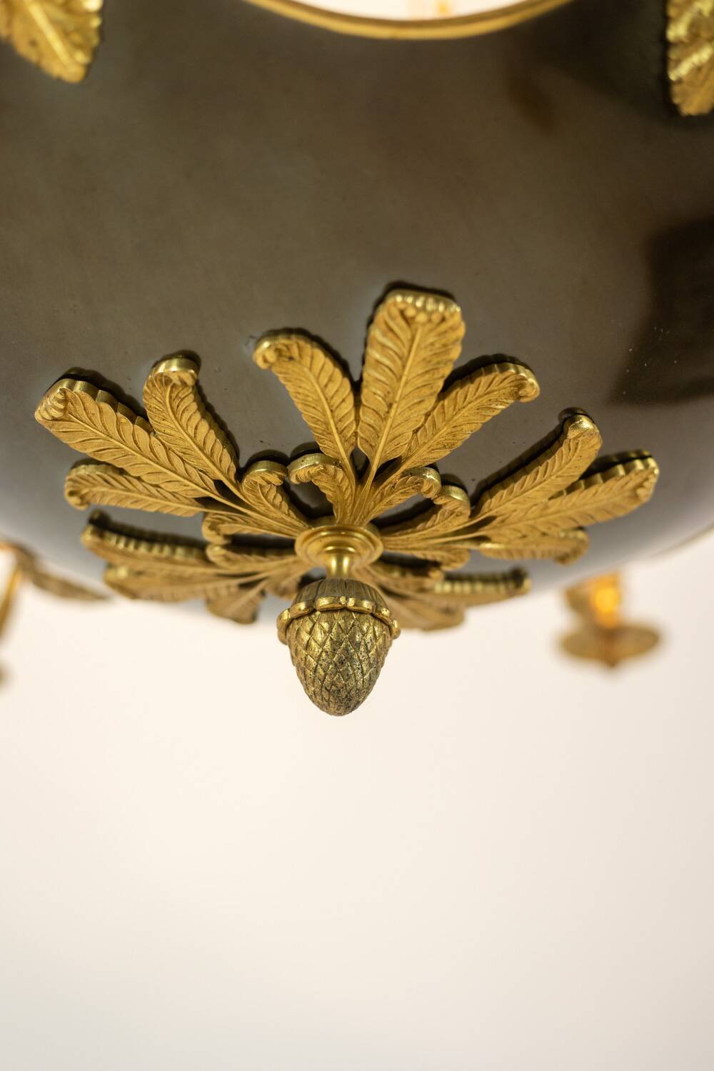 Baguès House. Empire style chandelier in gilded bronze. 1950s.