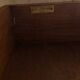 Antique half moon console-chest made by fils d'alfred wimphen in marquetry 2 drawers