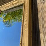 Beveled gold mirror