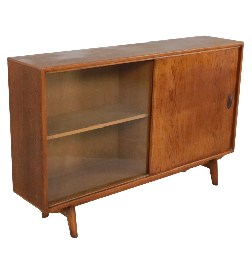 Buffet vitrine vintage anglais