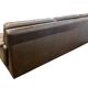 Vintage Danish leather canapé 'Madsen & Schubell' in brown