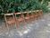 Vintage wooden folding chairs