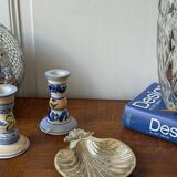 Silver-plated shell dish