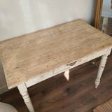 Vintage 1-drawer wooden table