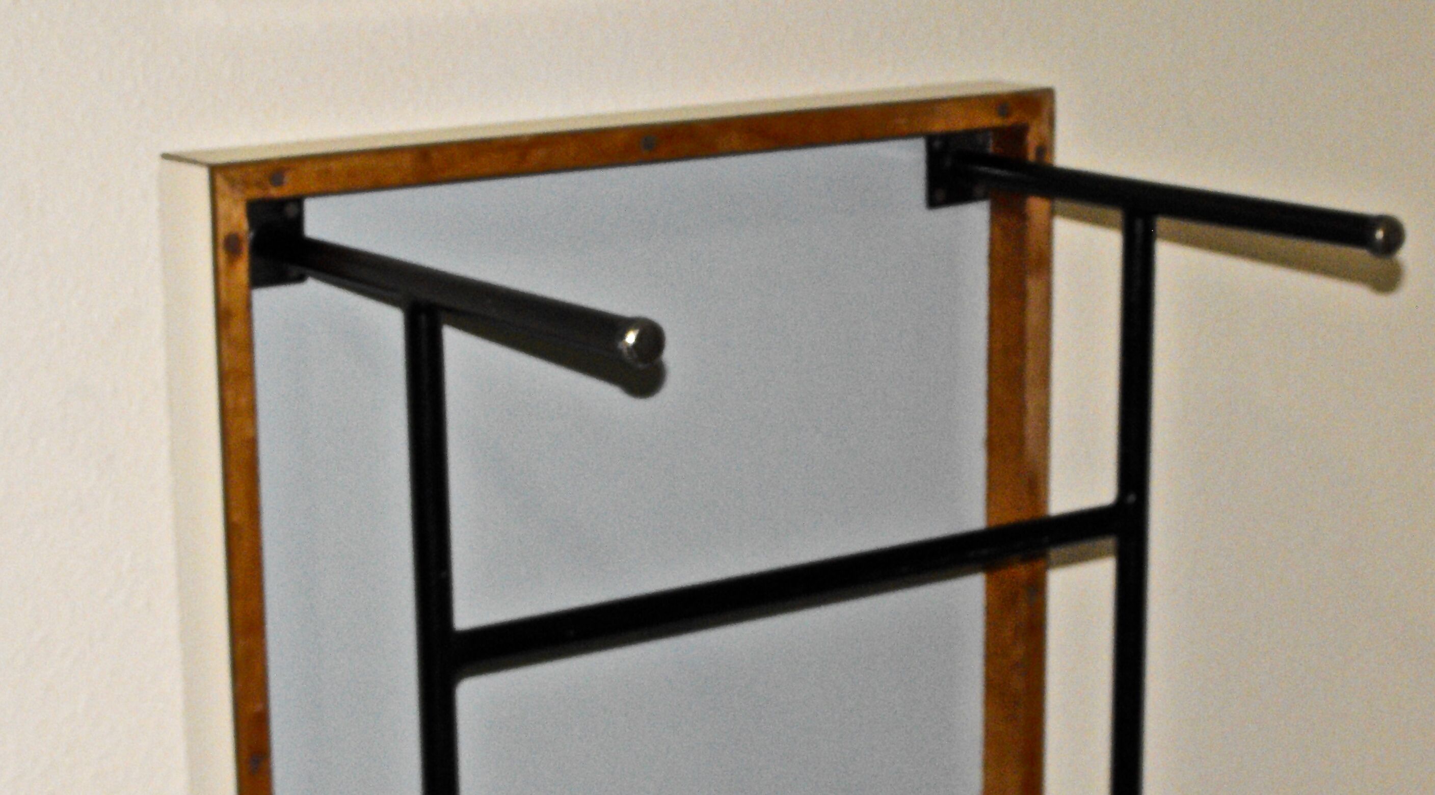 Table low vintage 60 years white melamine