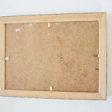 Oil on Wood Framed and Signed Henri Merlet : Fishing Boat of Face