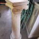 Paire de colonnes selettes en béton