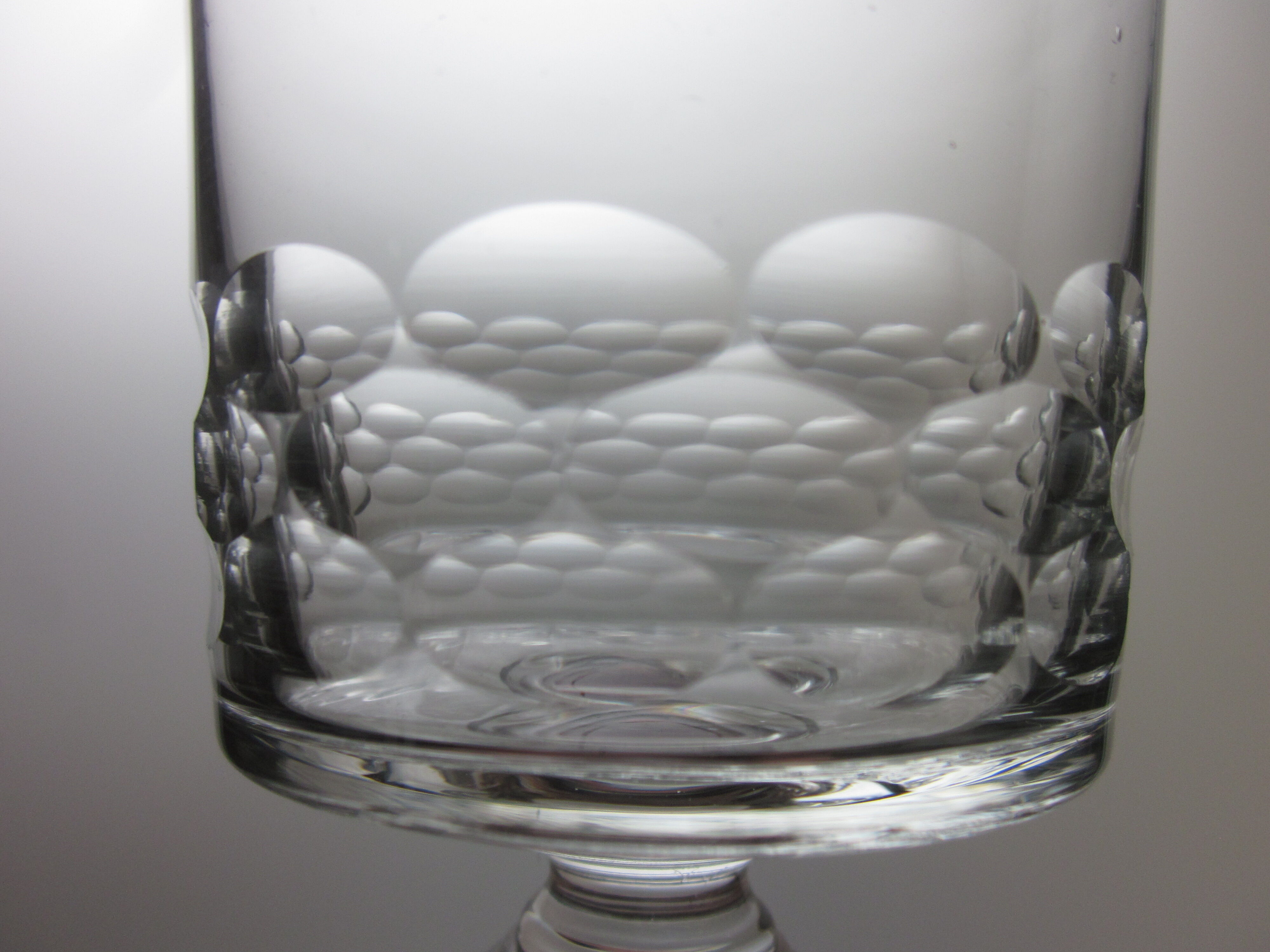 Set of 6 old glasses