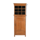 Cabinet à 9 casiers et 1 placard en bois