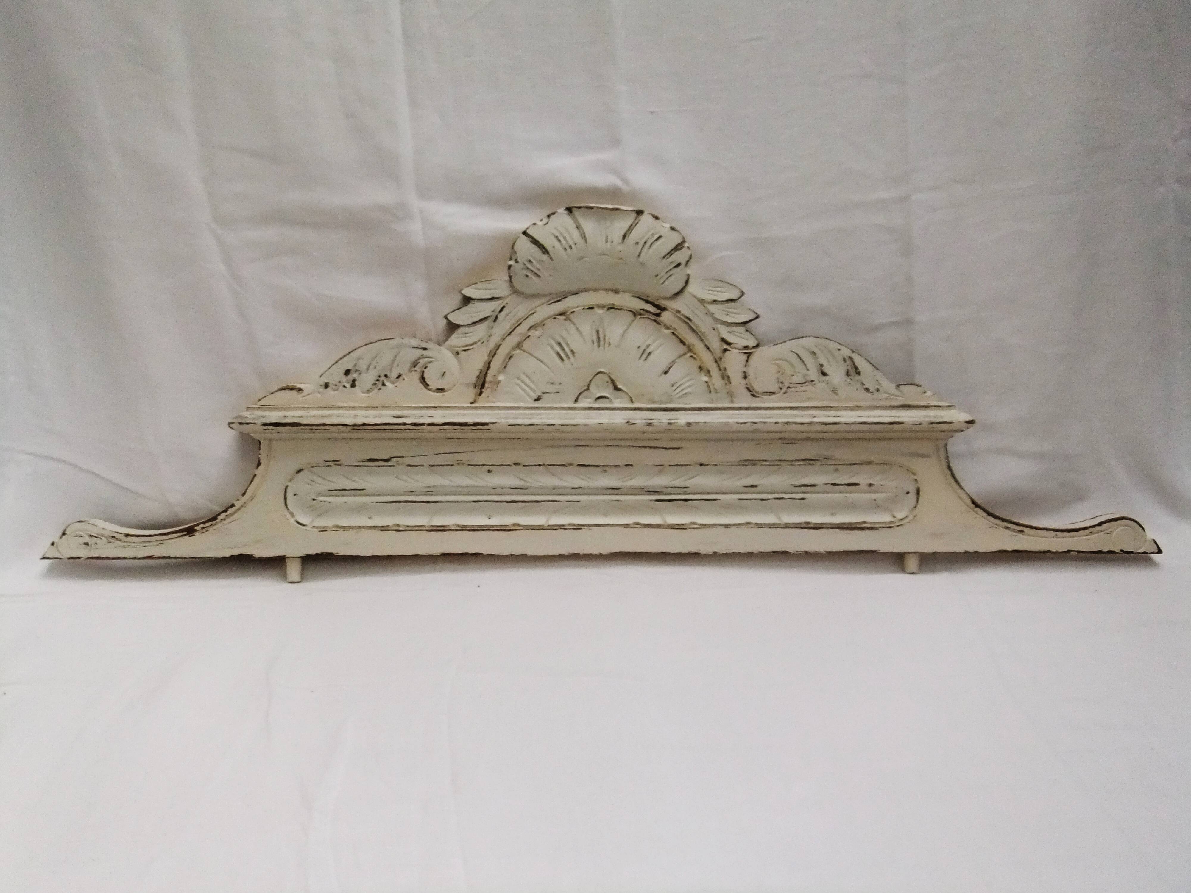 Art Nouveau pediment wood furniture patina furniture ornament