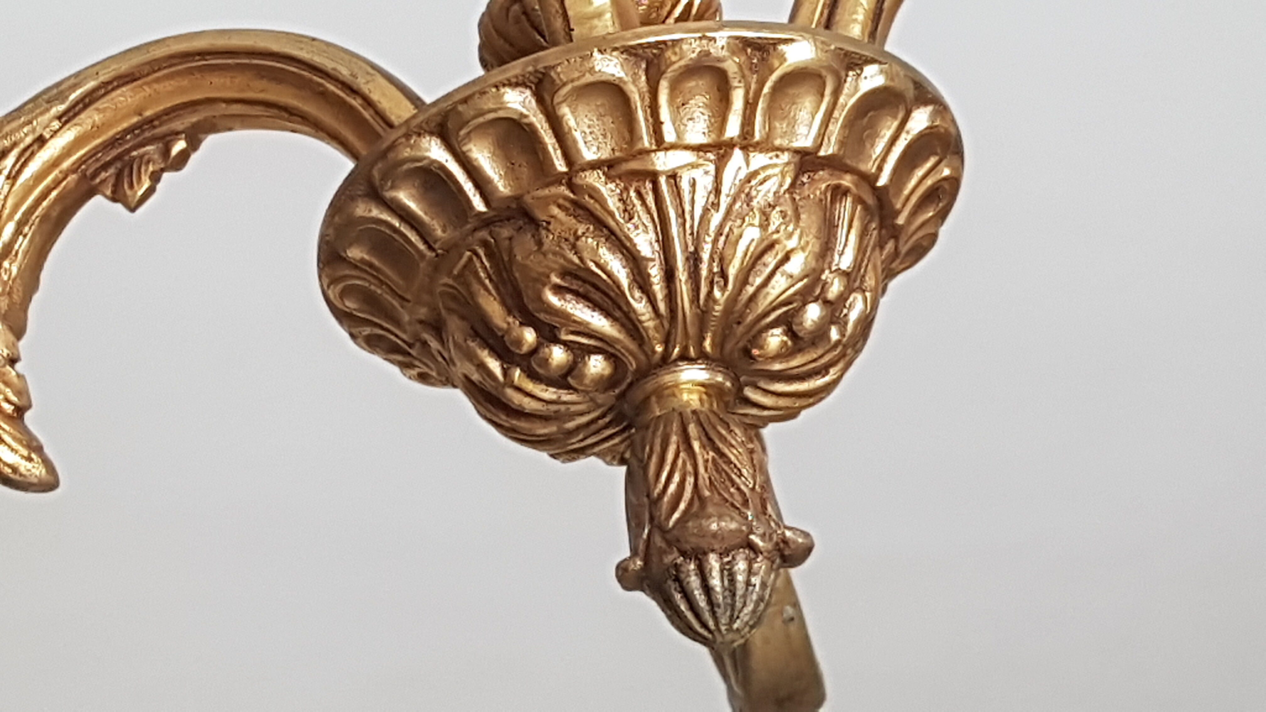 Brass chandelier 5 branches