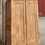 Antique wardrobe in a chic country style