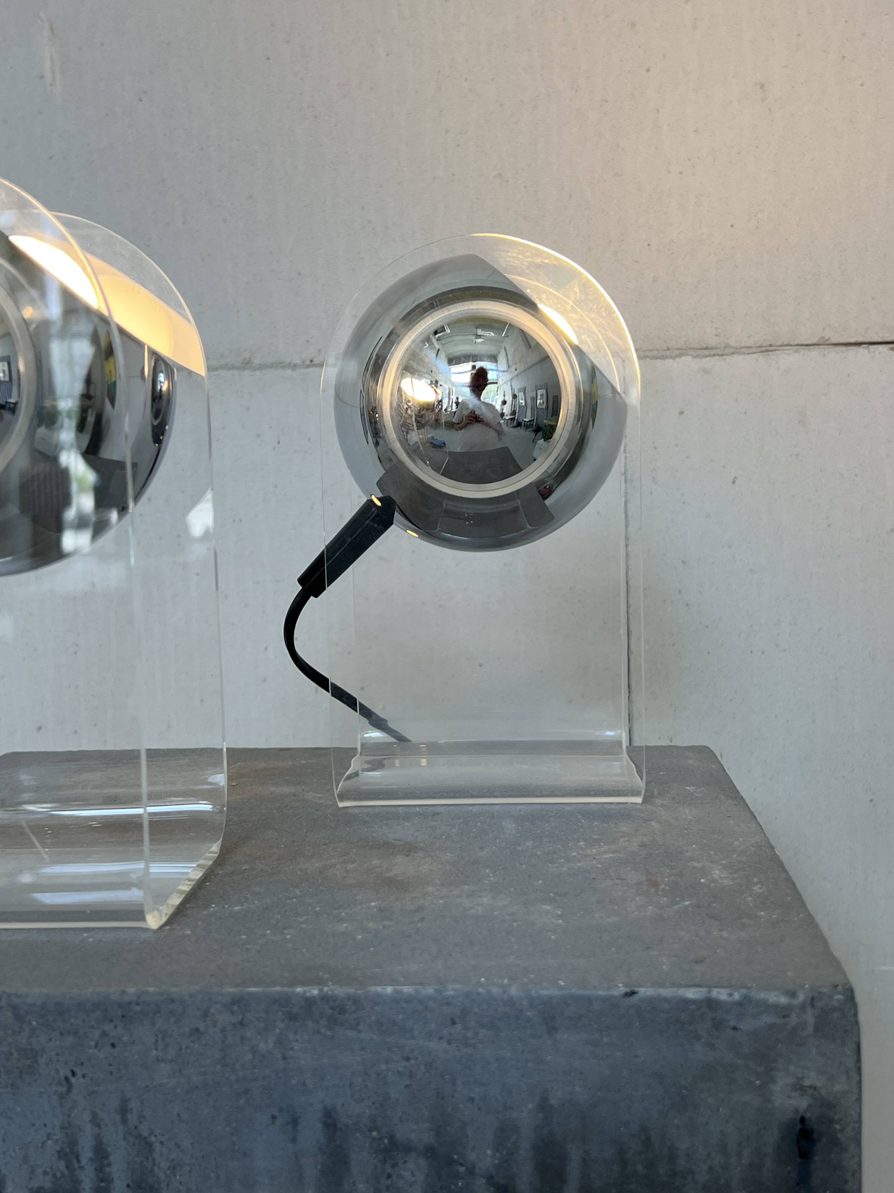 Set of 'Sensorette' table lamps by Insta elektro Germany