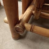Cube bamboo armchair