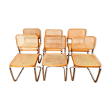 Breuer B32 beige chairs
