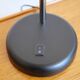Matte black metal desk lamp