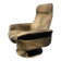 Vintage De Sede leather swivel chair, tulip base.